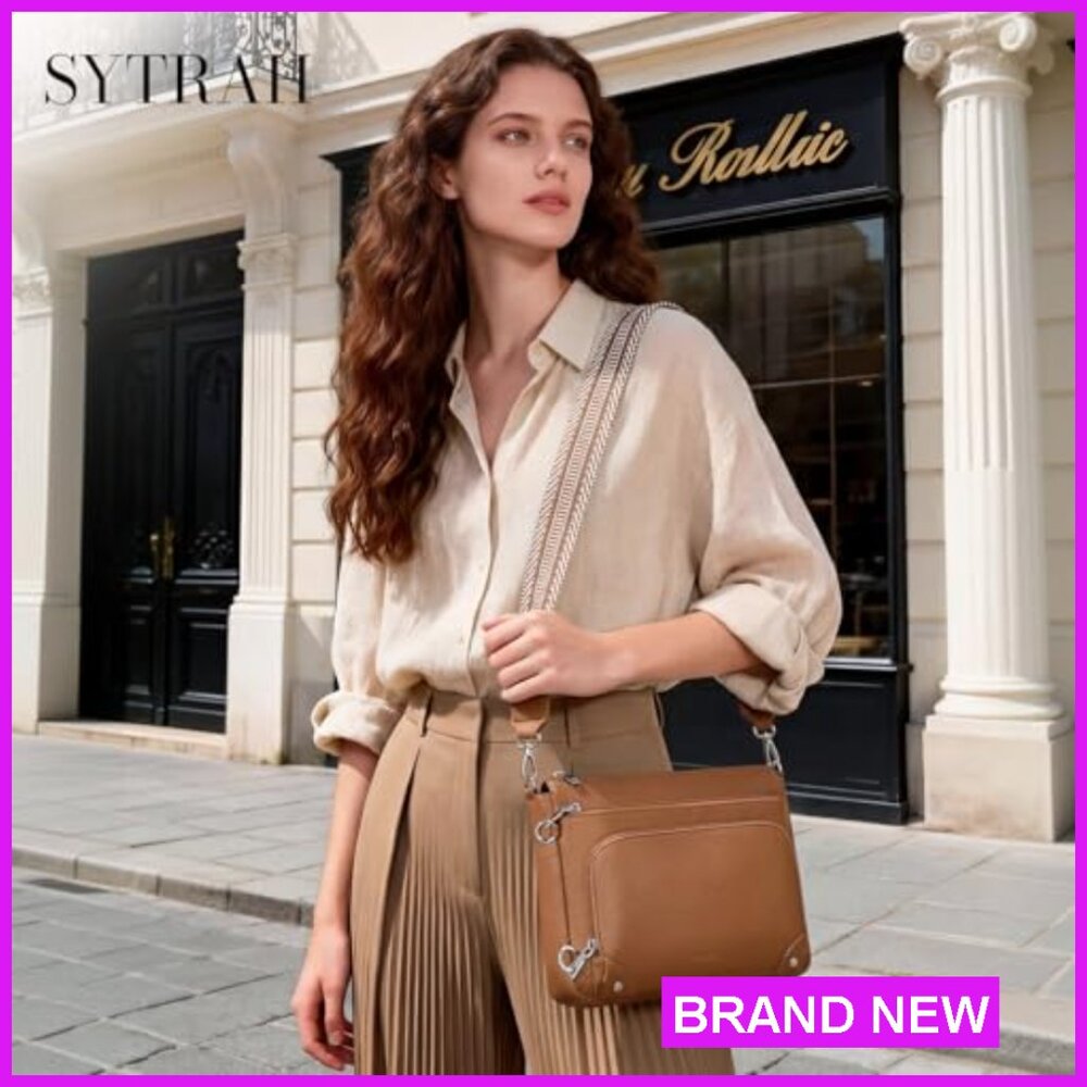 Anti-Theft Crossbody Bag with RFID Blocking Slim Hobo Purse for Travel - Picture 3 of 7